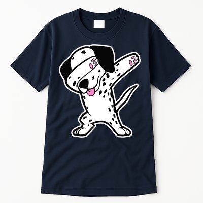 Dalmatian Dabbing Design Funny Dalmation Dab Dog Dance Tall T-Shirt