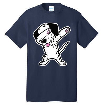 Dalmatian Dabbing Design Funny Dalmation Dab Dog Dance Tall T-Shirt