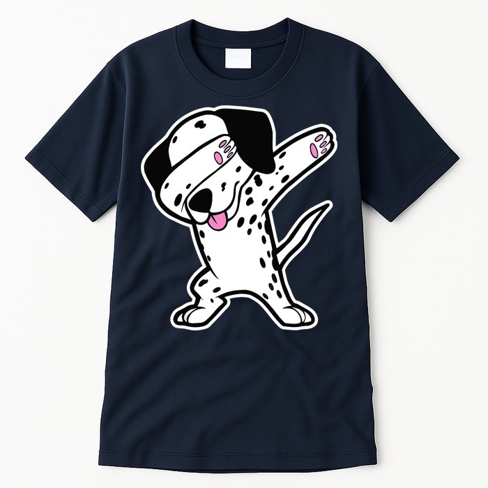 Dalmatian Dabbing Design Funny Dalmation Dab Dog Dance Tall T-Shirt