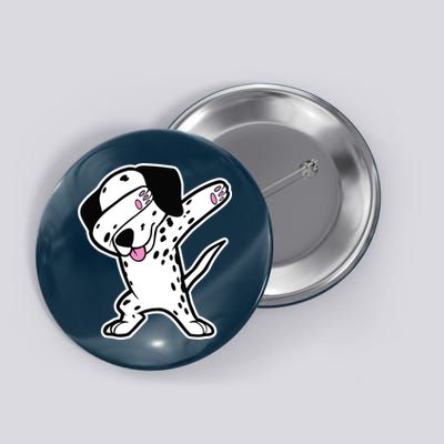 Dalmatian Dabbing Design Funny Dalmation Dab Dog Dance Button