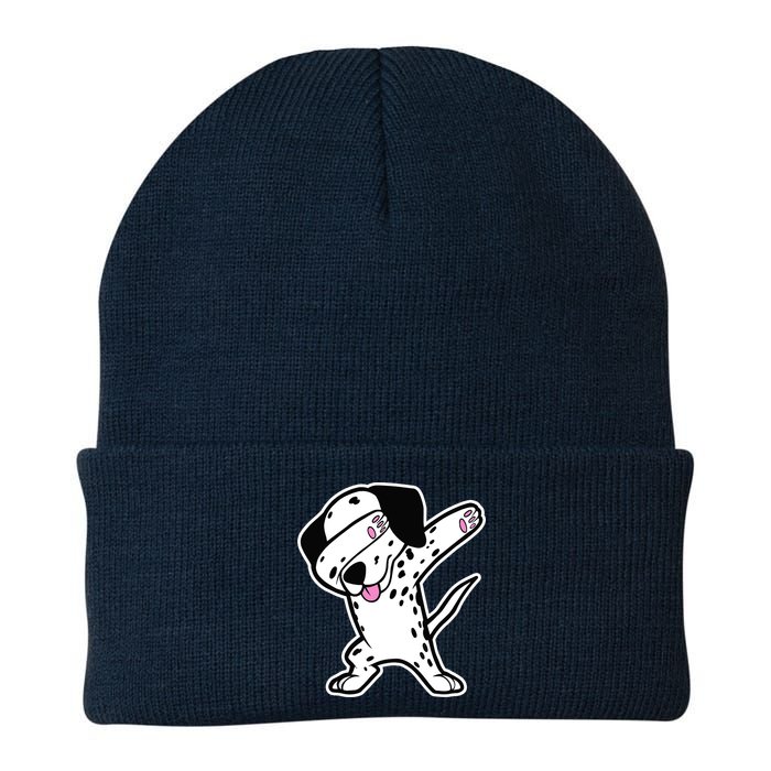 Dalmatian Dabbing Design Funny Dalmation Dab Dog Dance Beanie