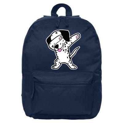 Dalmatian Dabbing Design Funny Dalmation Dab Dog Dance 16 in Basic Backpack