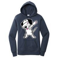 Dalmatian Dabbing Design Funny Dalmation Dab Dog Dance Women's Pullover Hoodie