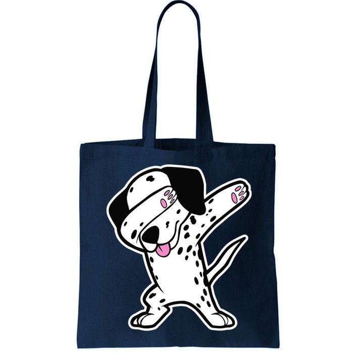 Dalmatian Dabbing Design Funny Dalmation Dab Dog Dance Bag