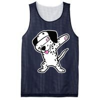 Dalmatian Dabbing Design Funny Dalmation Dab Dog Dance Mesh Reversible Basketball Jersey Tank