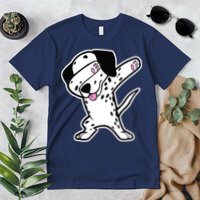 Dalmatian Dabbing Design Funny Dalmation Dab Dog Dance Premium T-Shirt