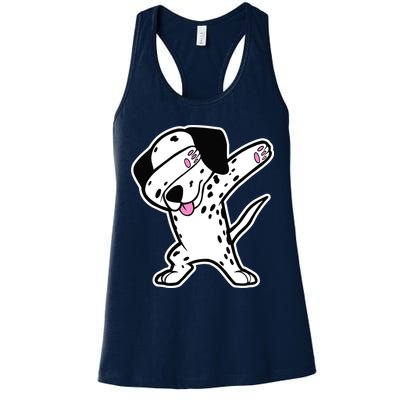 Dalmatian Dabbing Design Funny Dalmation Dab Dog Dance Womens Tank Top
