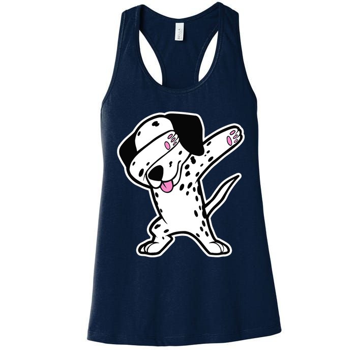Dalmatian Dabbing Design Funny Dalmation Dab Dog Dance Womens Tank Top