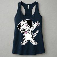 Dalmatian Dabbing Design Funny Dalmation Dab Dog Dance Womens Tank Top