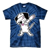 Dalmatian Dabbing Design Funny Dalmation Dab Dog Dance Tie-Dye T-Shirt