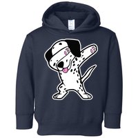 Dalmatian Dabbing Design Funny Dalmation Dab Dog Dance Toddler Hoodie