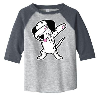 Dalmatian Dabbing Design Funny Dalmation Dab Dog Dance Toddler Fine Jersey T-Shirt