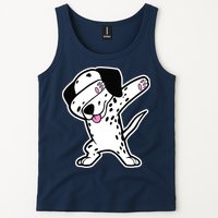 Dalmatian Dabbing Design Funny Dalmation Dab Dog Dance Tank Top