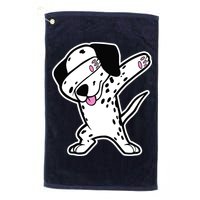 Dalmatian Dabbing Design Funny Dalmation Dab Dog Dance Golf Towel