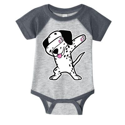 Dalmatian Dabbing Design Funny Dalmation Dab Dog Dance Infant Baby Jersey Bodysuit
