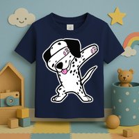 Dalmatian Dabbing Design Funny Dalmation Dab Dog Dance Toddler T-Shirt
