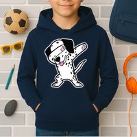 Dalmatian Dabbing Design Funny Dalmation Dab Dog Dance Kids Hoodie