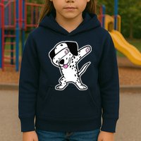 Dalmatian Dabbing Design Funny Dalmation Dab Dog Dance Kids Hoodie