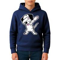 Dalmatian Dabbing Design Funny Dalmation Dab Dog Dance Kids Hoodie