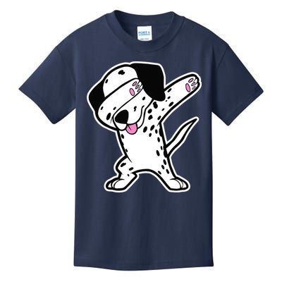 Dalmatian Dabbing Design Funny Dalmation Dab Dog Dance Kids T-Shirt