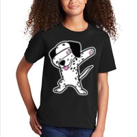 Dalmatian Dabbing Design Funny Dalmation Dab Dog Dance Kids T-Shirt