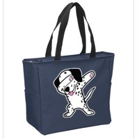 Dalmatian Dabbing Design Funny Dalmation Dab Dog Dance Zip Tote Bag