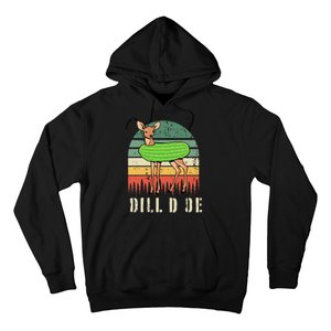 Dill Doe Deer Sunset Pickle Animal Funny Adult Humor Forest Hoodie