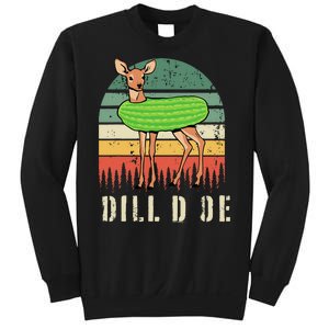 Dill Doe Deer Sunset Pickle Animal Funny Adult Humor Forest Sweatshirt