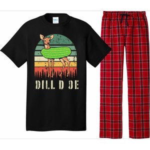 Dill Doe Deer Sunset Pickle Animal Funny Adult Humor Forest Pajama Set