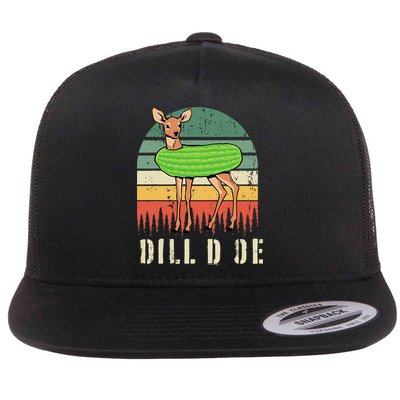 Dill Doe Deer Sunset Pickle Animal Funny Adult Humor Forest Flatbill Hat