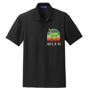 Dill Doe Deer Sunset Pickle Animal Funny Adult Humor Forest Dry Zone Grid Polo