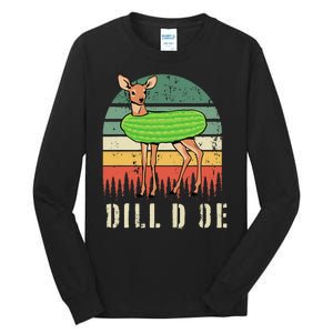 Dill Doe Deer Sunset Pickle Animal Funny Adult Humor Forest Tall Long Sleeve T-Shirt