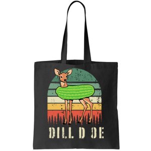 Dill Doe Deer Sunset Pickle Animal Funny Adult Humor Forest Tote Bag