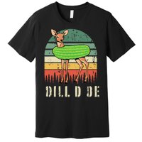 Dill Doe Deer Sunset Pickle Animal Funny Adult Humor Forest Premium T-Shirt