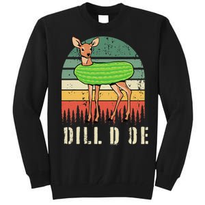 Dill Doe Deer Sunset Pickle Animal Funny Adult Humor Forest Tall Sweatshirt