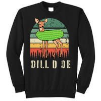 Dill Doe Deer Sunset Pickle Animal Funny Adult Humor Forest Tall Sweatshirt