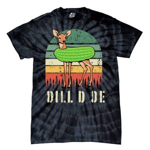 Dill Doe Deer Sunset Pickle Animal Funny Adult Humor Forest Tie-Dye T-Shirt