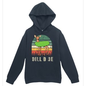 Dill Doe Deer Sunset Pickle Animal Funny Adult Humor Forest Urban Pullover Hoodie