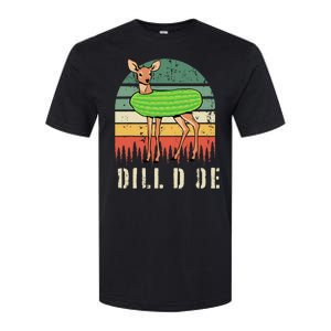 Dill Doe Deer Sunset Pickle Animal Funny Adult Humor Forest Softstyle CVC T-Shirt