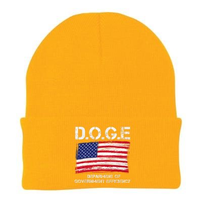 D.O.G.E Doge Department Of Government Efficiency Knit Cap Winter Beanie