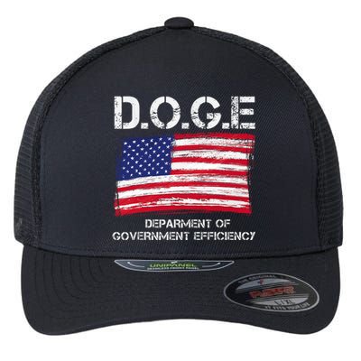 D.O.G.E Doge Department Of Government Efficiency Flexfit Unipanel Trucker Cap