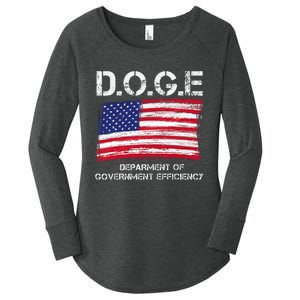 D.O.G.E Doge Department Of Government Efficiency Women's Perfect Tri Tunic Long Sleeve Shirt