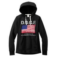 D.O.G.E Doge Department Of Government Efficiency Women's Fleece Hoodie