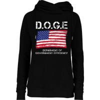 D.O.G.E Doge Department Of Government Efficiency Womens Funnel Neck Pullover Hood