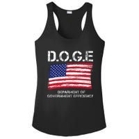 D.O.G.E Doge Department Of Government Efficiency Ladies PosiCharge Competitor Racerback Tank