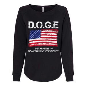 D.O.G.E Doge Department Of Government Efficiency Womens California Wash Sweatshirt