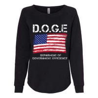 D.O.G.E Doge Department Of Government Efficiency Womens California Wash Sweatshirt