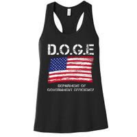 D.O.G.E Doge Department Of Government Efficiency Women's Racerback Tank