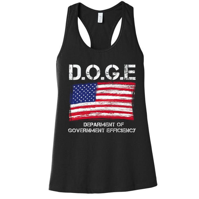 D.O.G.E Doge Department Of Government Efficiency Women's Racerback Tank