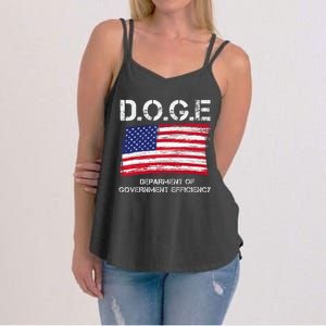 D.O.G.E Doge Department Of Government Efficiency Women's Strappy Tank